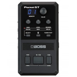 POCKET-GT Amplificador y procesador de efectos de guitarra ultracompacto con más de 100 amplificadores y efectos y 99 memorias 